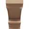 Ekena Millwork 8"W x 24"D x 16"H Classic Diane Rough Cedar Woodgrain TimberThane Corbel, Primed Tan CORUR08X24X16DIARCPR - alternate 3
